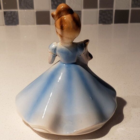 Josef Originals Vintage Ceramic 1960s April Diamond Birthstone Figurine - Picture 3 of 6